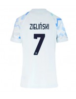 Inter Milan Piotr Zielinski #7 Vieraspaita Naisten 2025-26 Lyhythihainen
